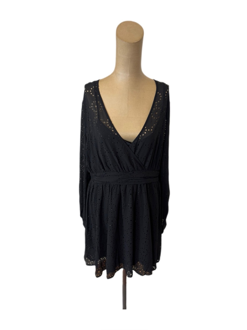NWT! Lovestitch Black Midi Dress Size large